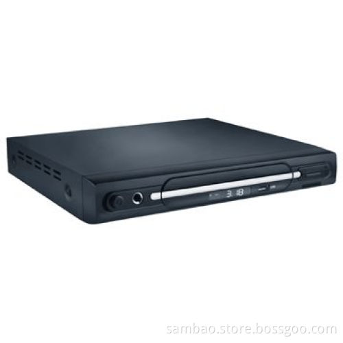 260mm DVD Player with USB Interface, 3-in-1 Card Reader, 2-mic Jack, CD Ripping FunctionNew